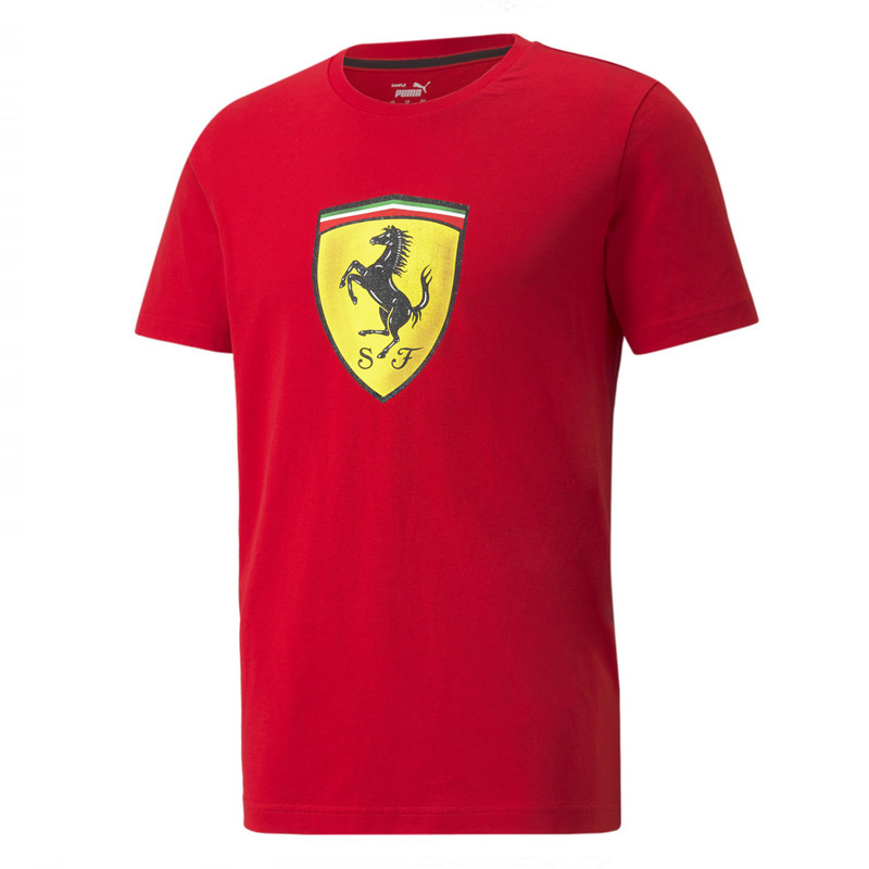 BAJU TRAINING PUMA Scuderia Ferrari Race Bold Colour Shield Tee